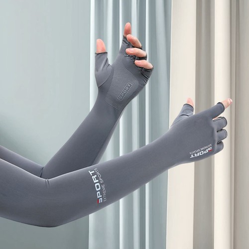 Paire De Manches De Soleil UV – Ice Silk, Protection Sport, Cyclisme, Randonnée