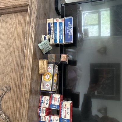 LOT Of ANTIQUE & VINTAGE PACKAGING Inc Tins, Boxes, Bottles, First Aid etc