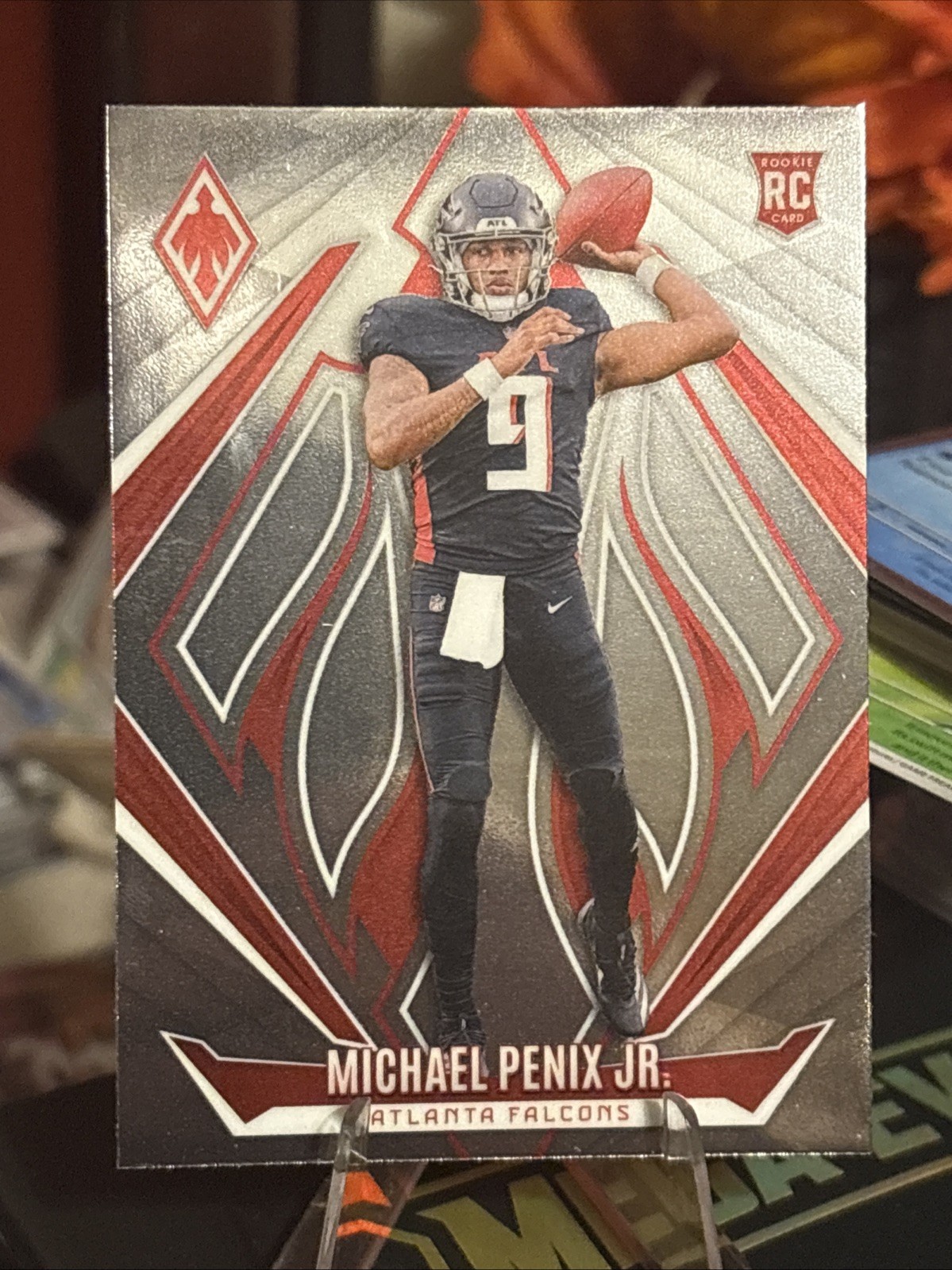 Michael Penix Jr. 2024 Panini Phoenix Rookie Card #229 Silver Base (RC) -Falcons