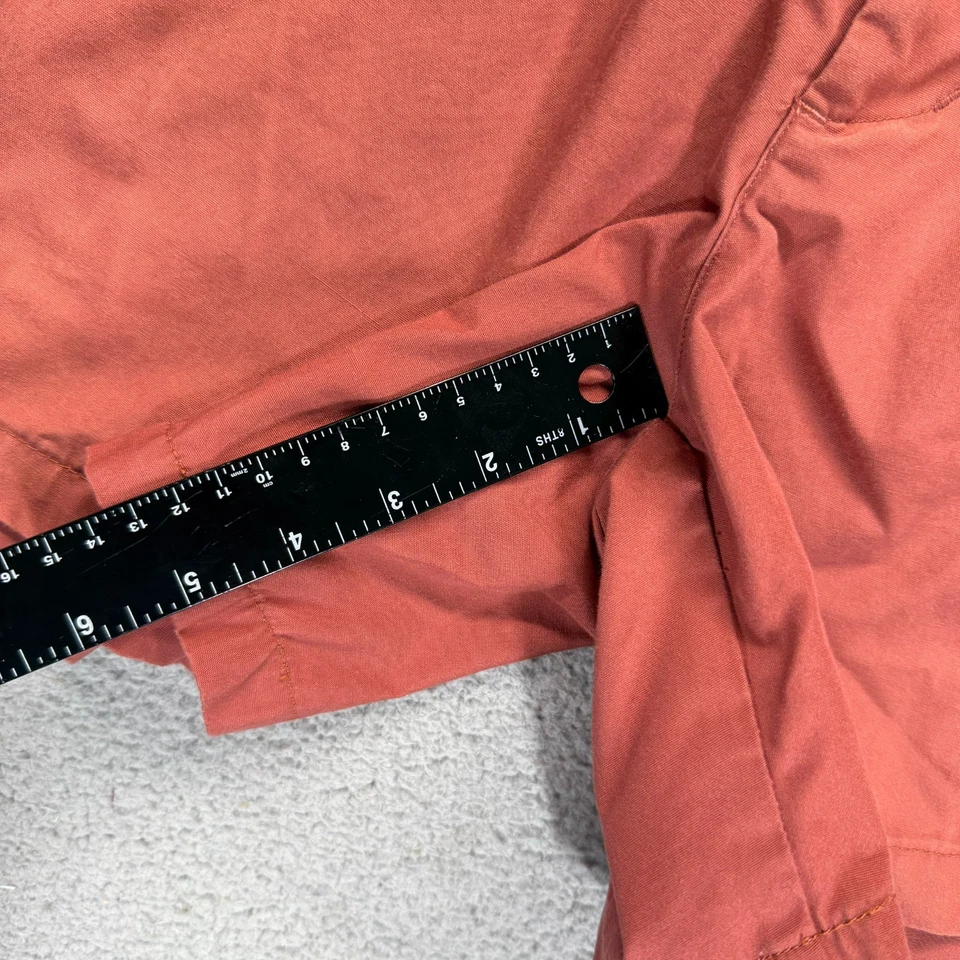 Haband Casual Joe Orange Men Size 42 Cotton Blend Flat Front Preppy Chino Shorts - Image 4 of 4