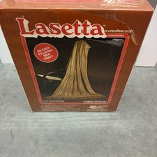 Lasetta Craft Kit Ombre Afghan Orlon Acrylic Yarn 41  X 72  MCM