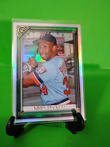 I8 2021 Topps Gallery - Kirby Puckett #159 Green /125