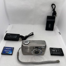 Vintage Digital Camera Pentax Optio 430 4MP Tested + Charger Battery Memory