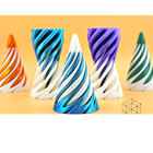 3D Impossible Pyramid Fidget Toy Helix Spiral Cone Desk Sculpture Decor