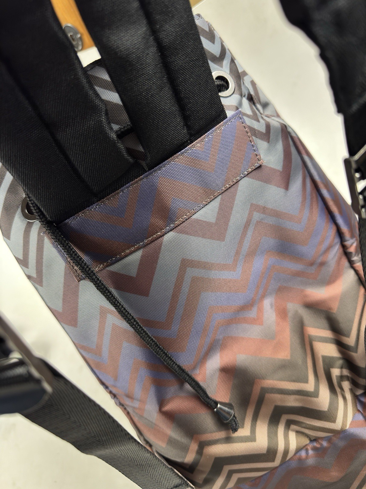 Missoni Backpack Cinch String Weekender Bag Shopp… - image 13