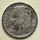 1957-D Roosevelt Dime. 90% Silver. Fine Condition. Charity Auction/Animal Rescue