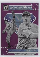 2023 Panini Donruss Diamond Kings Holo Purple Bob Feller #16 HOF 0q3
