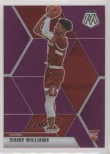 2021 Panini Chronicles Draft Picks Mosaic Purple 44/49 Ziaire Williams #266 0c2