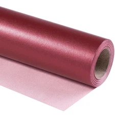 Burgundy Matte Wrapping Paper Roll, 17" x 32.8' for Gifts & Events