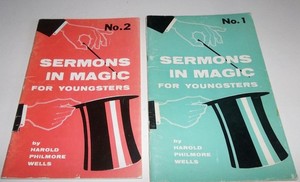 Vintage Sermons In Magic For Youngsters Trick Booklets No 1 No 2