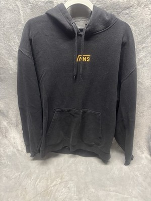 Vans Pullover Hoodie Men s XXL Black Logo Skate Streetwear Casual Corewear