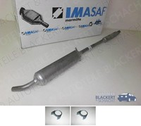 Imasaf Msd Auspuff Mitteltopf FüR Lancia Aurelia Berlina 2.3 Links 1954-1957