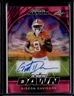 2025 Leaf Football Nation - A New Dawn Auto Lava Pink Gideon Davidson 4/6