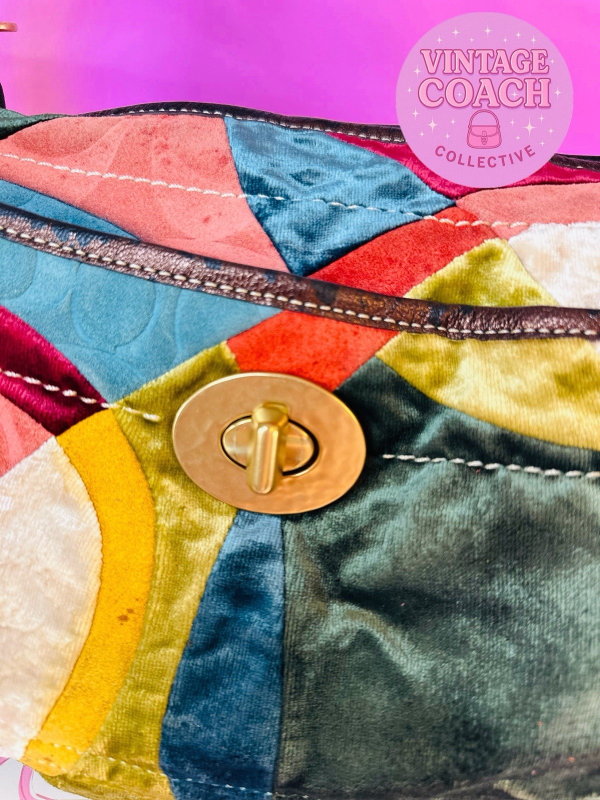 Coach Oversized Patchwork Ergo - image 13