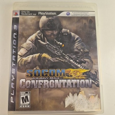 SOCOM Confrontation U.S. Navy Seals (PlayStation 3 PS3) Black Label CIB & TESTED