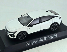 Peugeot 408 GT Hybrid 2023 Diecast Car 1:43 NOREV Perl-Weiss White 474812