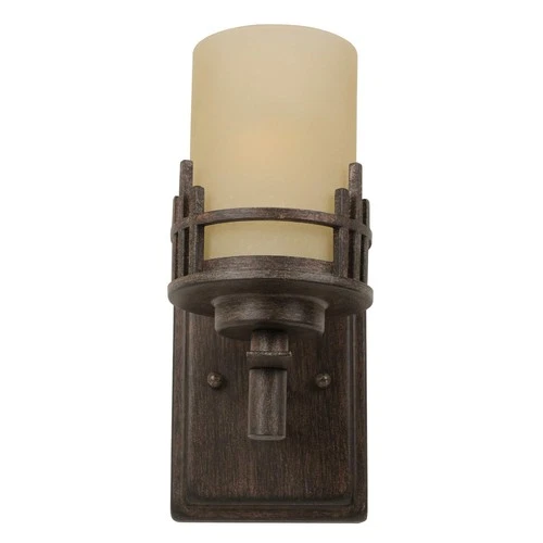DESIGNERS FOUNTAIN 82101-WM Mission Ridge Wall Sconce, Warm Mahogany - Picture 4 of 9