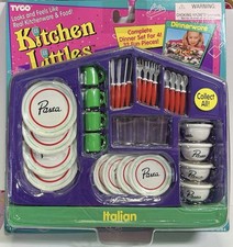 TYCO KITCHEN LITTLES ITALIAN DINNERWARE  NEW 
