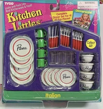 TYCO KITCHEN LITTLES ITALIAN DINNERWARE * NEW *