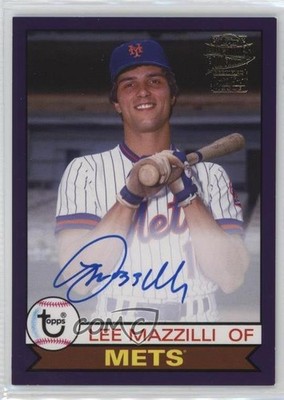 2020 Topps Archives Fan Favorites Purple 61/150 Lee Mazzilli #FFA-LMA Auto g2u