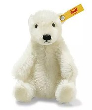 Steiff Polar Bear Plush 12cm Moheir Gift Animal Collectible Used