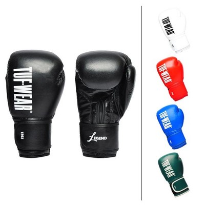 Tuf Wear Legend Leder Training Klett Sparring Handschuhe 10oz - 20oz