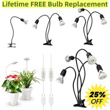 SANSI LED Clip Grow Lights 600W Full Spectrum for Indoor Potted Plants Seedling