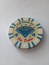 LAS VEGAS CLUB CASINO LAS VEGAS, NEVADA 1.00 CHIP GREAT FOR VINTAGE COLLECTION 