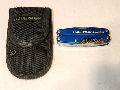Leatherman Juice CS4 Blue Multi-tool Multi Tool Screwdriver Knife Scissors S