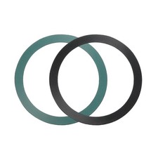 2Pcs Adapter Ring, Wireless Charger Conversion Kit, Black, Green