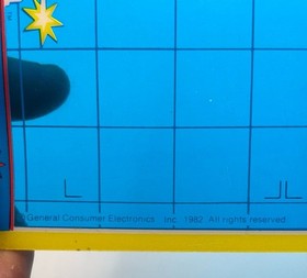 Vectrex Minestorm 1982 Arcade System Overlay ONLY  GCE Original Milton Bradley