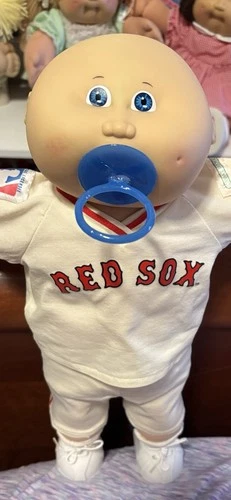 Cabbagepatch Kids 1986 From IC1 Foreign Kid From Taiwan Wearing Red Sox Outfit