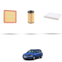 Hoffcar Wartungsset - 3 Filter Kompatibel Mit Opel Zafira B 1.8 88KW Ab 2013