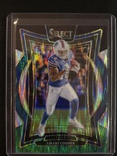 🔥Amari Cooper 2024 Panini Select #5 Black & Green Prizm Shock Buffalo Bills