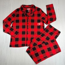 Jammies For Your Family Men's Plaid Collared Christmas Pajama Set Size M L XL 3X