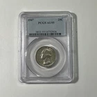 1947 Washington Silver Quarter, PCGS AU55 About Uncirculated.