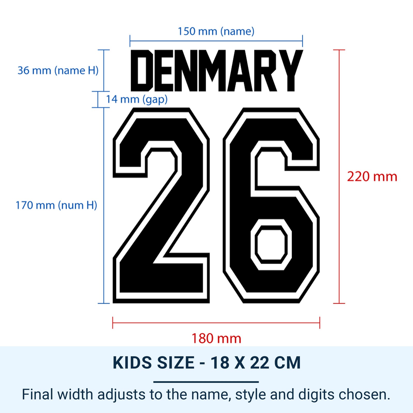60th 70th 80th Birthday Number Iron On Transfer Personalised Vinyl HTV