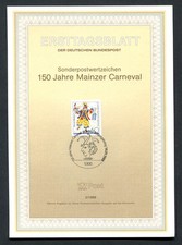 Germany - BRD : Scott # 1544 First Day Sheetlet (ETB) from 1988 (Michel # 2/1988