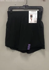 RBX Women's Black Stretch Woven Skort w/ Mesh Tulip Hem Inner Shorts - Size S
