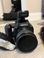 Pentax 645nii w/ 45mm f2.8 lens, USB-C BATTERY GRIP, ND Filter.
