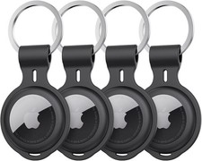 4 Pack Airtag Keychain Waterproof Air Tag Holder for Apple Airtag GPS Tracker