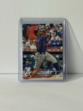 2018 Topps Series 2 Ronald Acuna Jr. Rookie Card RC #698. rookie card picture