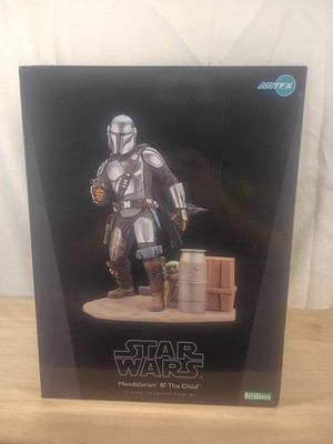 Kotobukiya The Mandalorian & The Child ArtFX PVC Statue. NEW SEALED