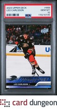 Leo Carlsson 2023 Upper Deck 468 Young Guns - 115210735 Psa 10