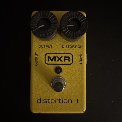 MXR Distortion + Plus Overdrive Block Logo Guitar Effect Pedal