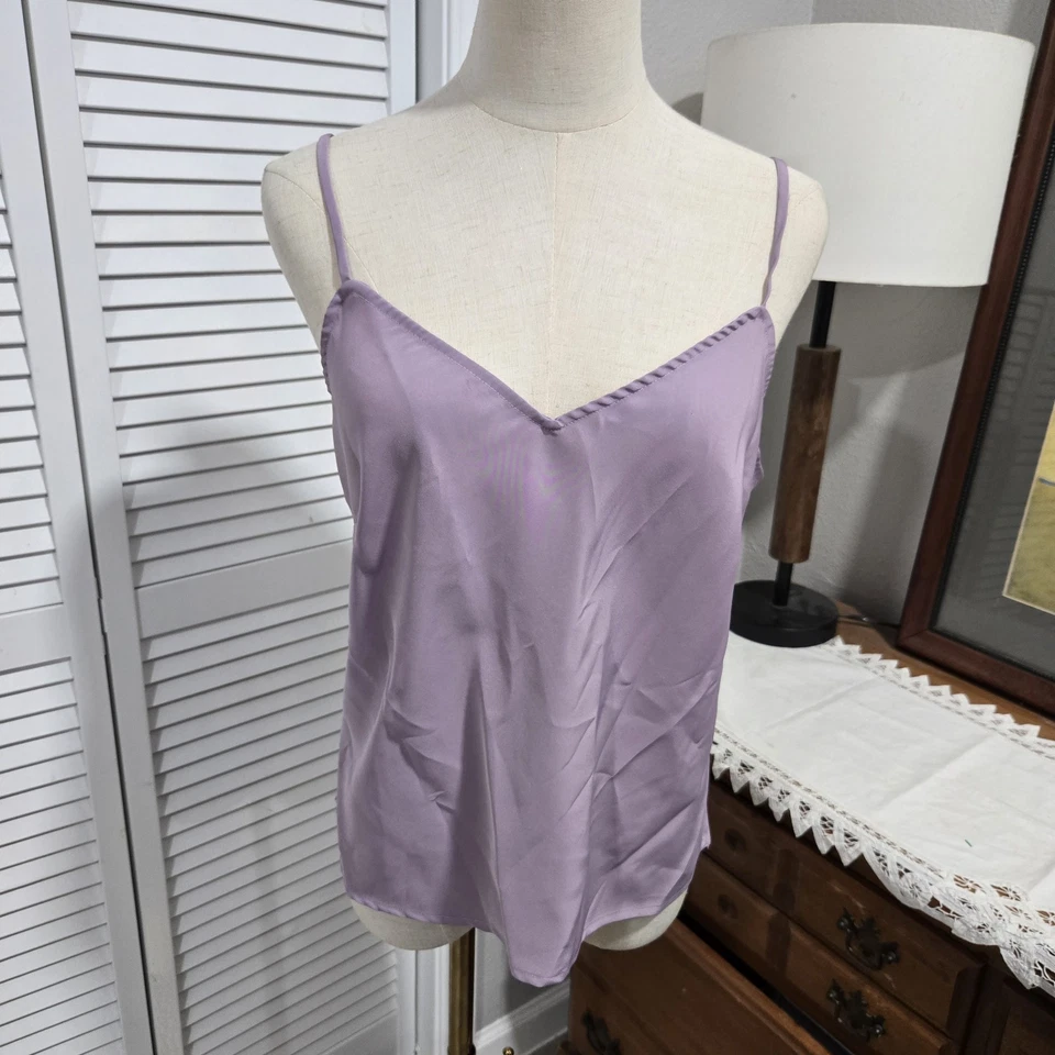 Camisa Cami Vintage Rena Rowan Púrpura Transparente Paisley Conjunto Mujeres 10 Boho Caprichos Foto 4 de 4