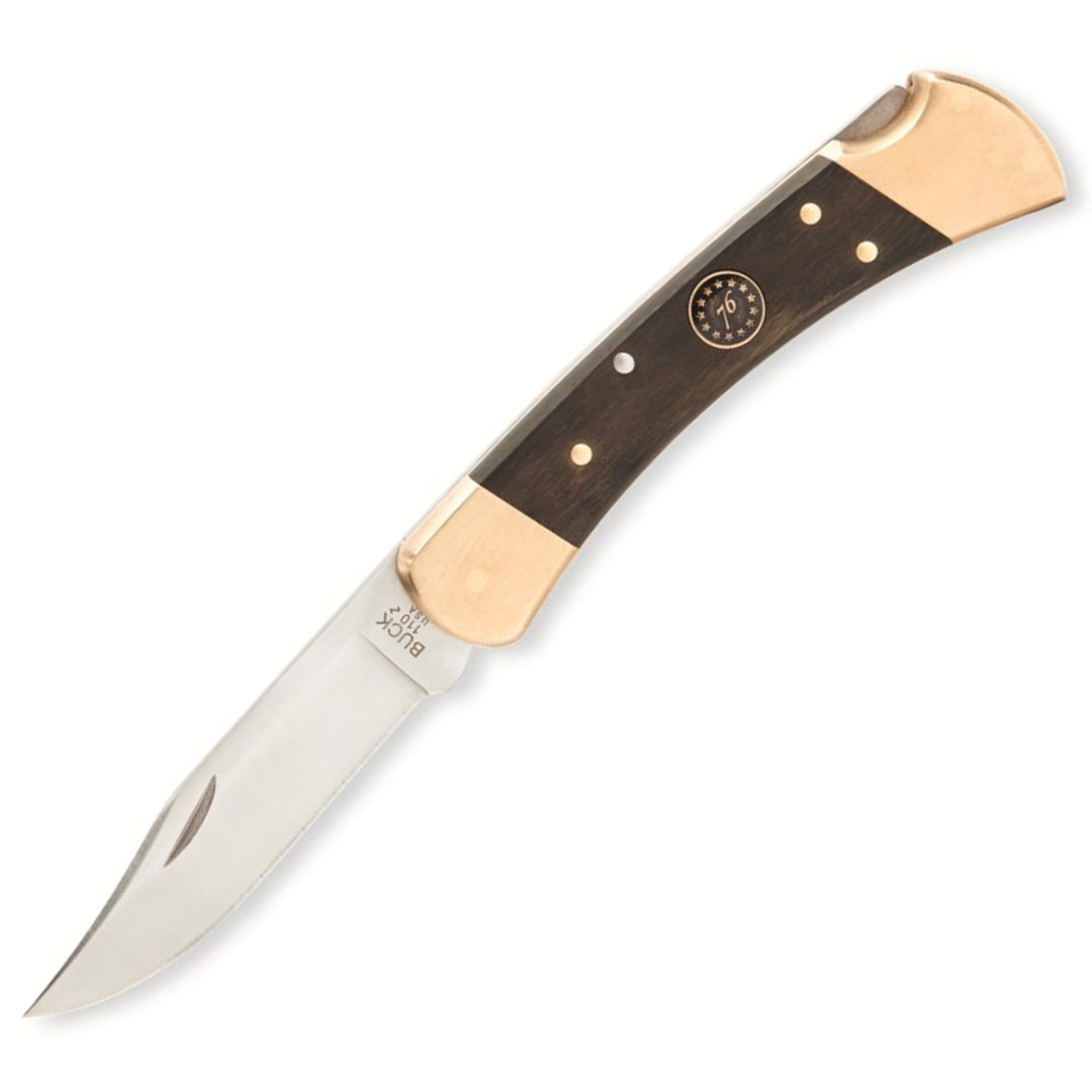BUCK KNIVES USA AMERICA 250 ANNIVERSARY 110 FOLDING HUNTER KNIFE LIMITED EDITION