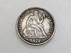 1874 10C SEATED LIBERTY SILVER DIME