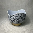 Shawnee Pottery 1801 MCM Chantilly Splatter Planter Vintage Bowl Cottage