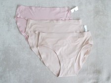 NEW CHANTELLE 'Soft Stretch' Bikini Panties 1 Rose, 2 Ultra Nude C2643 One Size